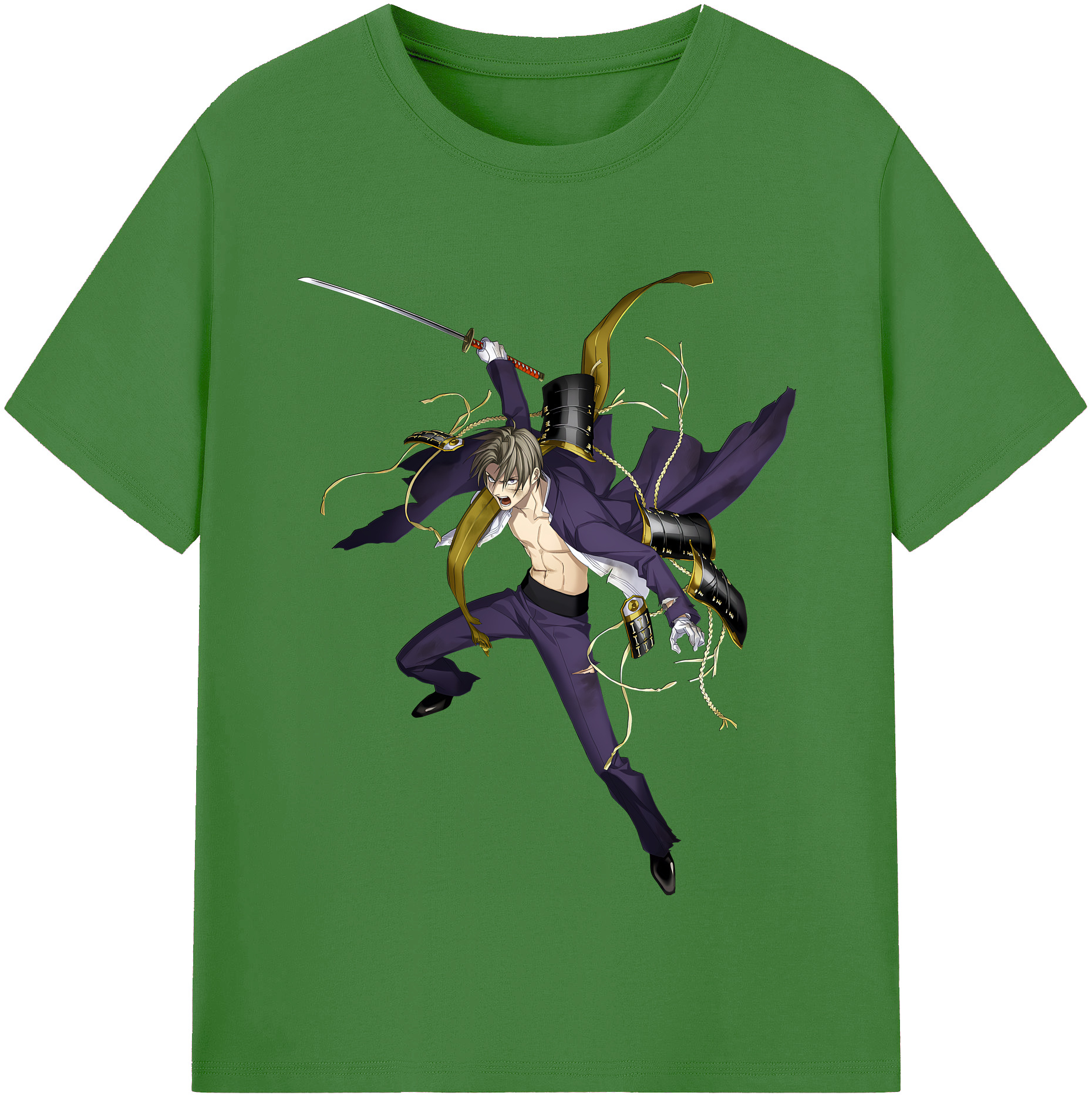 （画像用） 刀剣乱舞 Touken Ranbu レディースカジュアルプリントTシャツ（綿100％）